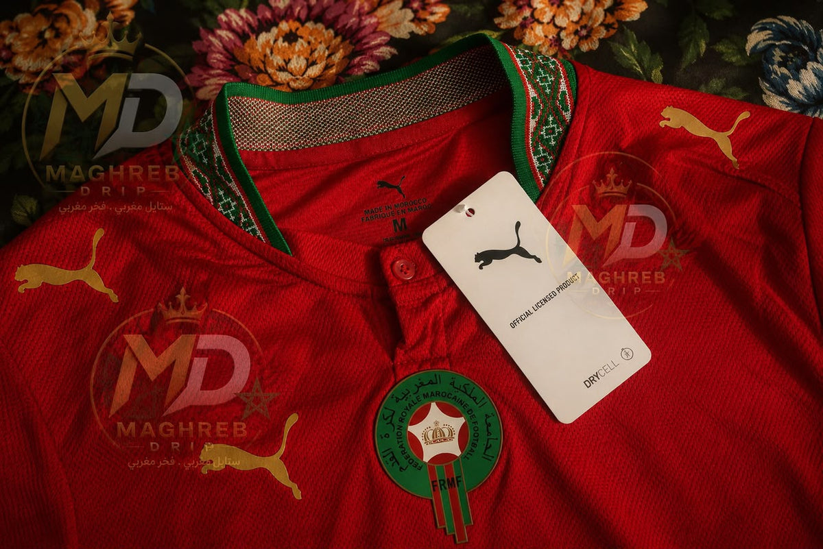 قميص المنتخب الوطني المغربي قميص الاحمر