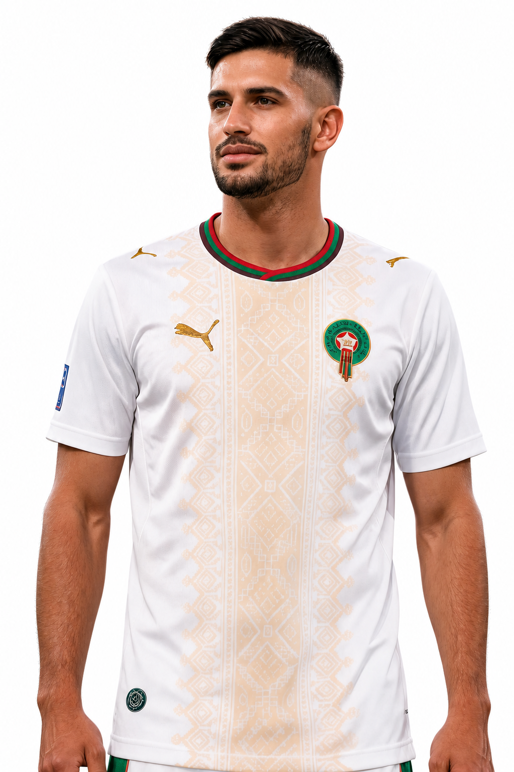 قميص المنتخب الوطني المغربي قميص الابيض