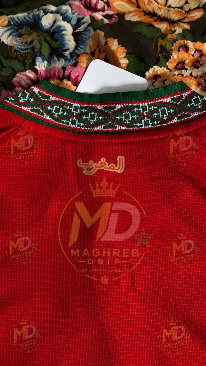 قميص المنتخب الوطني المغربي قميص الاحمر